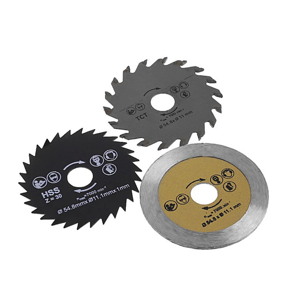 

Cutting tool Saw blade For Rotary Tool 3pcs HSS For Steel Wood Granite