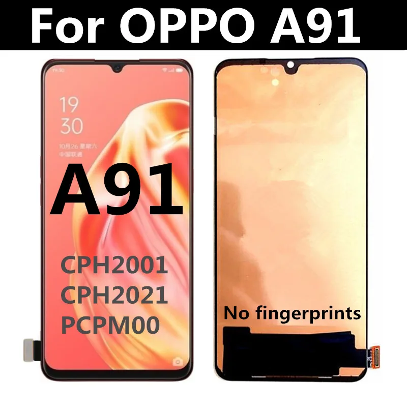 6 4 &quotTFT ЖК дисплей для OPPO A91 LCD кодирующий преобразователь сенсорного экрана в