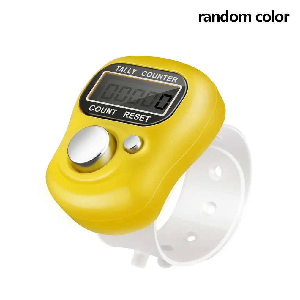 

Finger Counter,Sewing Tools Accessory ,LCD Electronic Stitch Marker,Manual Thumb Counter,Sewing Knitting Ring Neutral Plastic 1