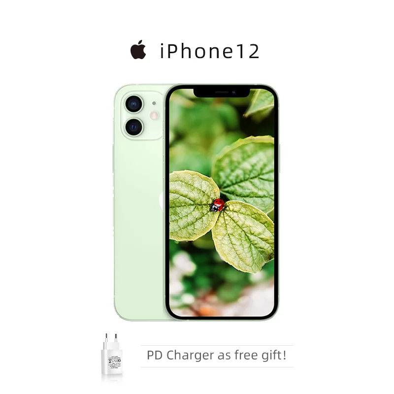 

Used Original Apple iPhone 12 Mini / iPhone 12 5G Smartphone 5.4"/6.1'' Super Retina XDR Display A14 Bionic IOS 14 Mobile Phones