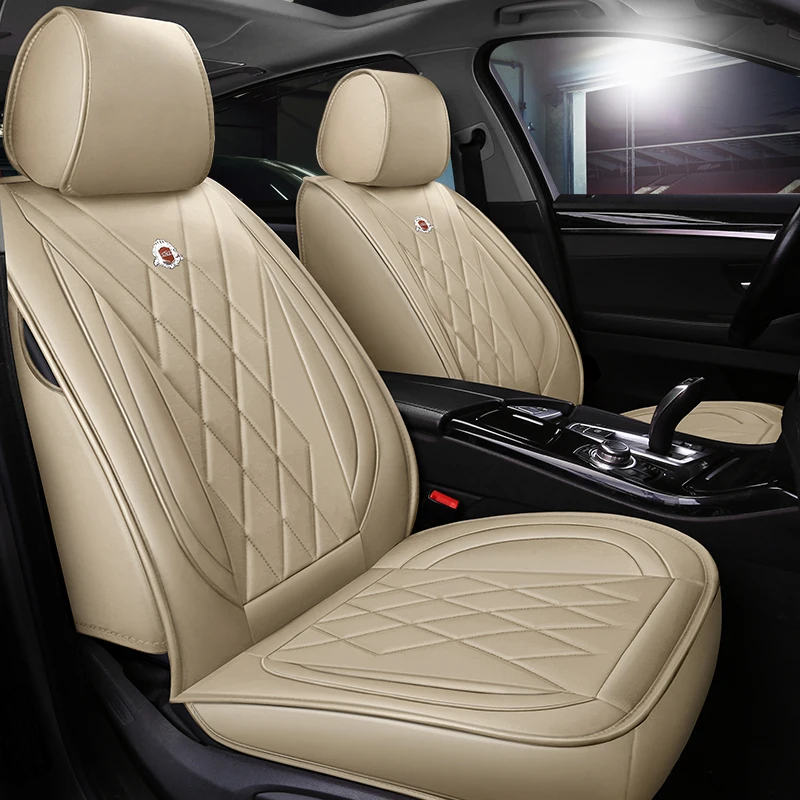 Universal PU Leather Car Seat Cover Covers for Automobile Cushion Accessories Porsche Jaguar Lancia | Автомобили и мотоциклы