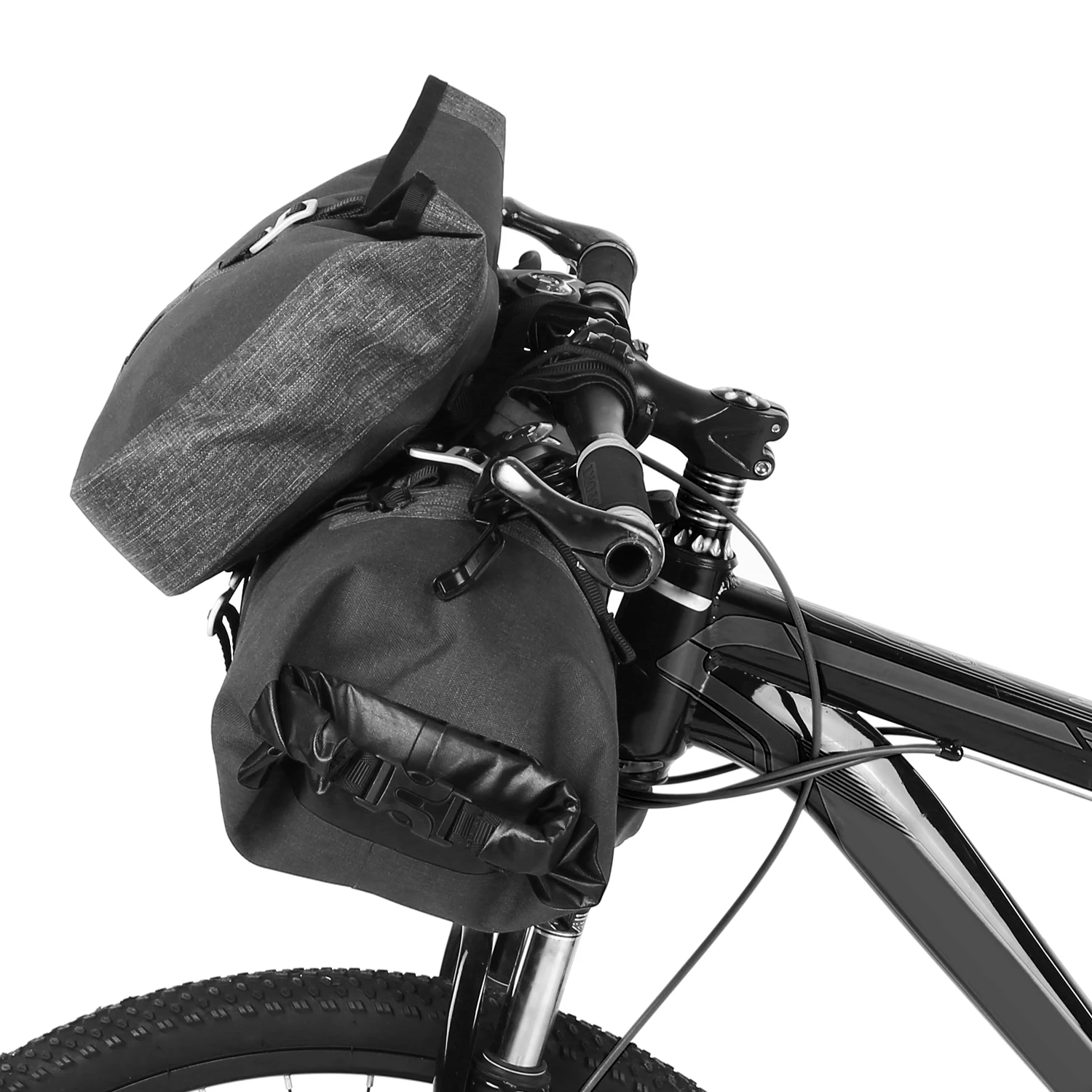 

2 in 1 Cycling Handlebar Bag Set Waterproof Large Capacity MTB Road Bike Bicycle Front Bag Pouch Pannier
