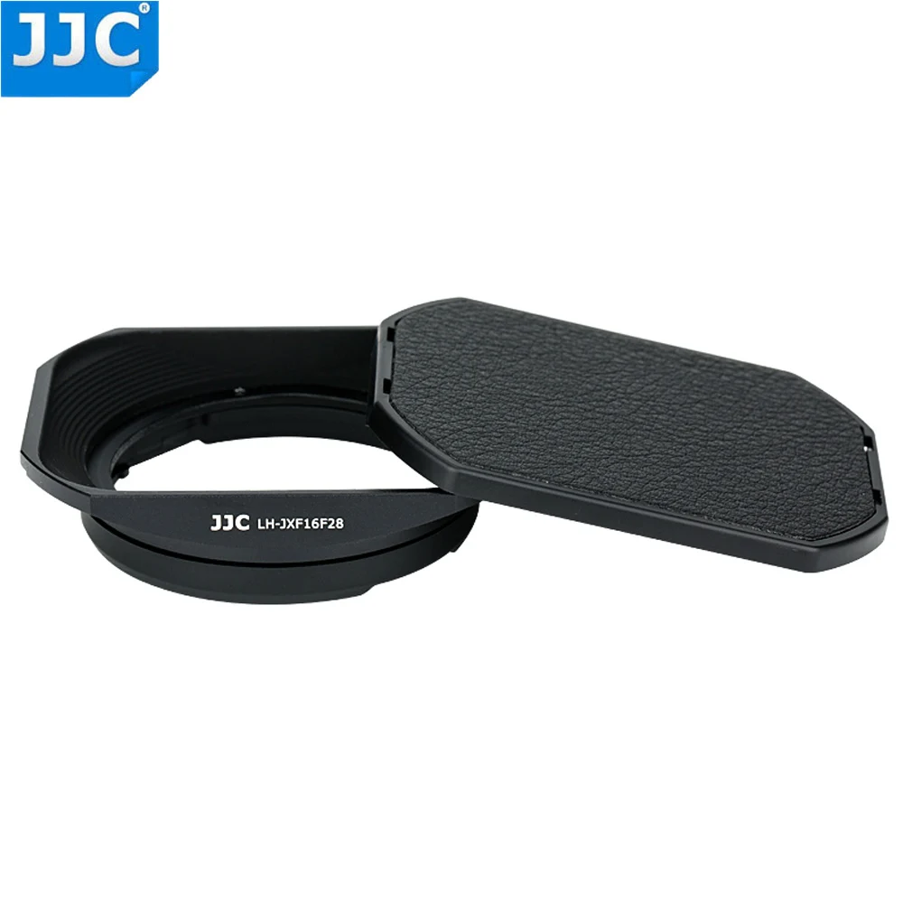 JJC LH-JXF16F28 черная байонетная бленда объектива с крышкой капота может поставить на