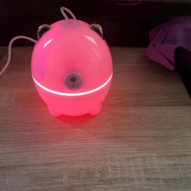 

220ML Mini Ultrasonic Air Humidifier Romantic Soft Light USB Essential Oil Diffuser Car Purifier Aroma Anion Mist Maker