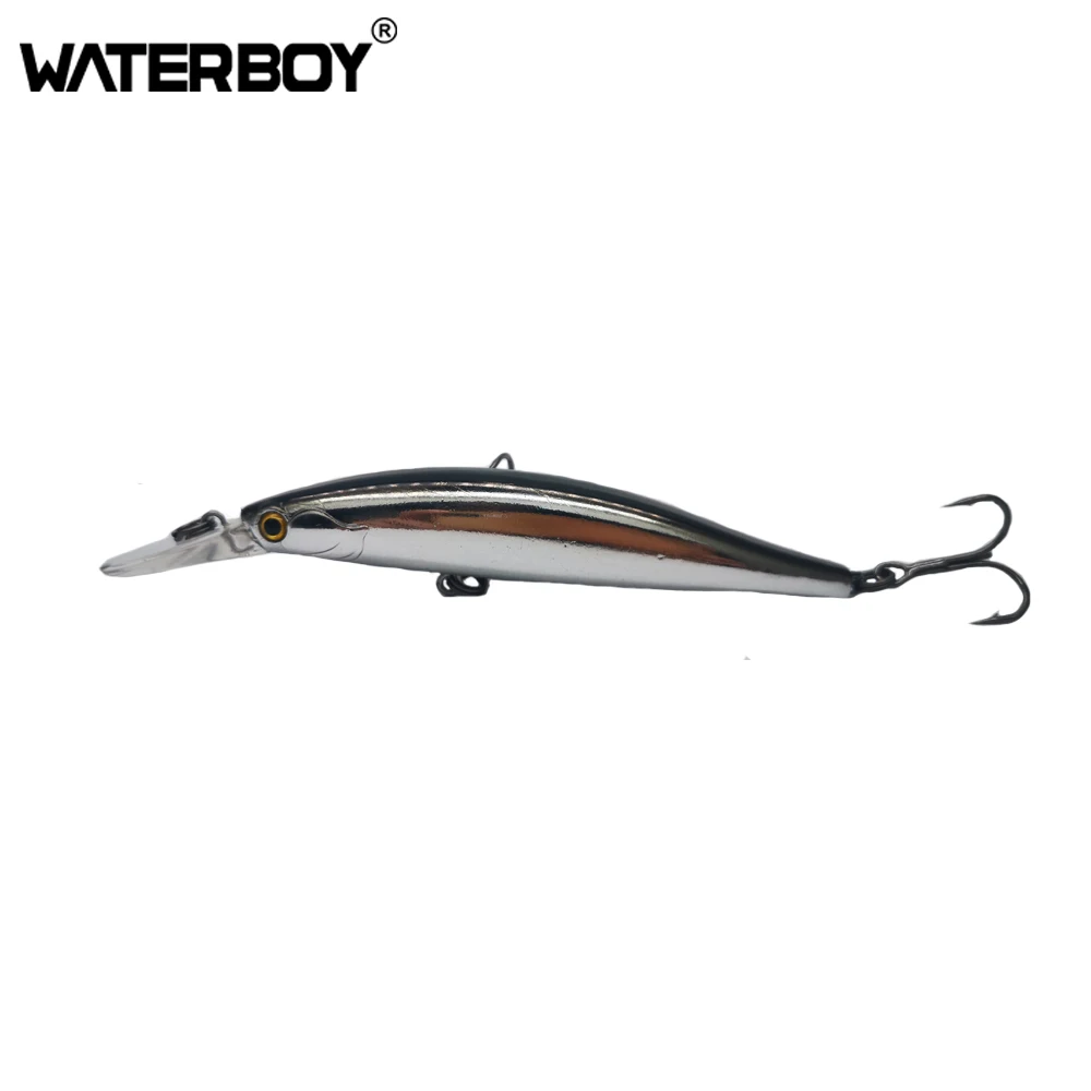 

Minnow Fishing Lure 9cm 9g Hard Artificial Bait Bionic 3D Eyes Fishing Wobblers CrankLure Plastic Fish Tackle