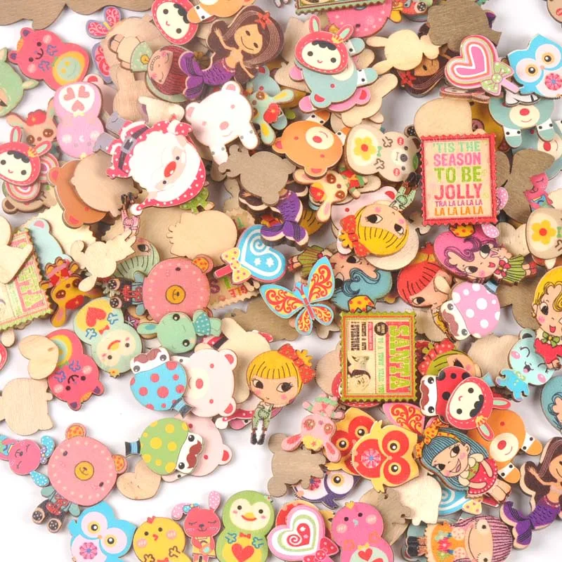 20 шт. деревянные украшения для дома 40 мм|Поделки из дерева| |