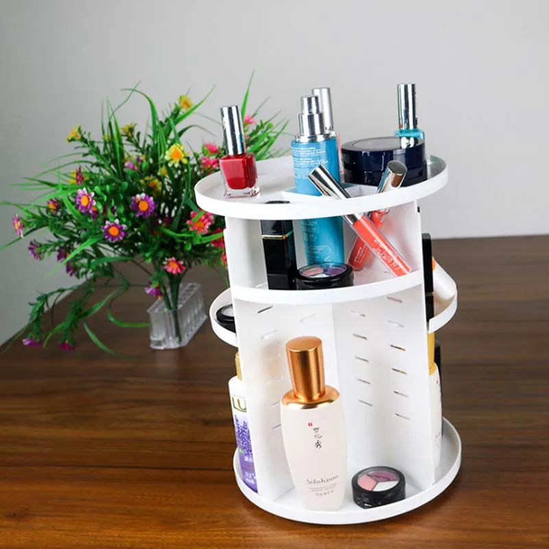 Модный органайзер для макияжа HUNYOO вращающийся на 360 градусов регулируемый