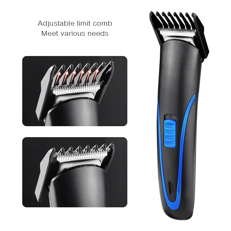 Rechargeable Barber Hair Trimmer for Men Low Noise Shaving Razor Portable Cordless Clipper Cutting Machine Cutter | Бытовая техника