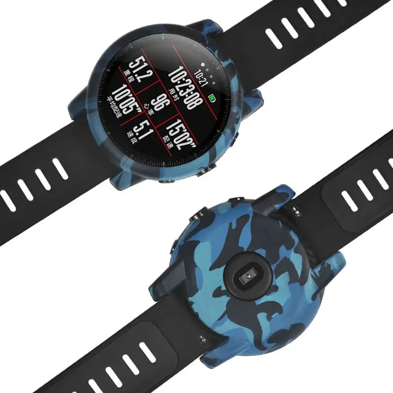 1 шт. мягкий защитный силиконовый чехол Защитный чехол для Huami Amazfit Stratos 2/2S спортивные часы аксессуары