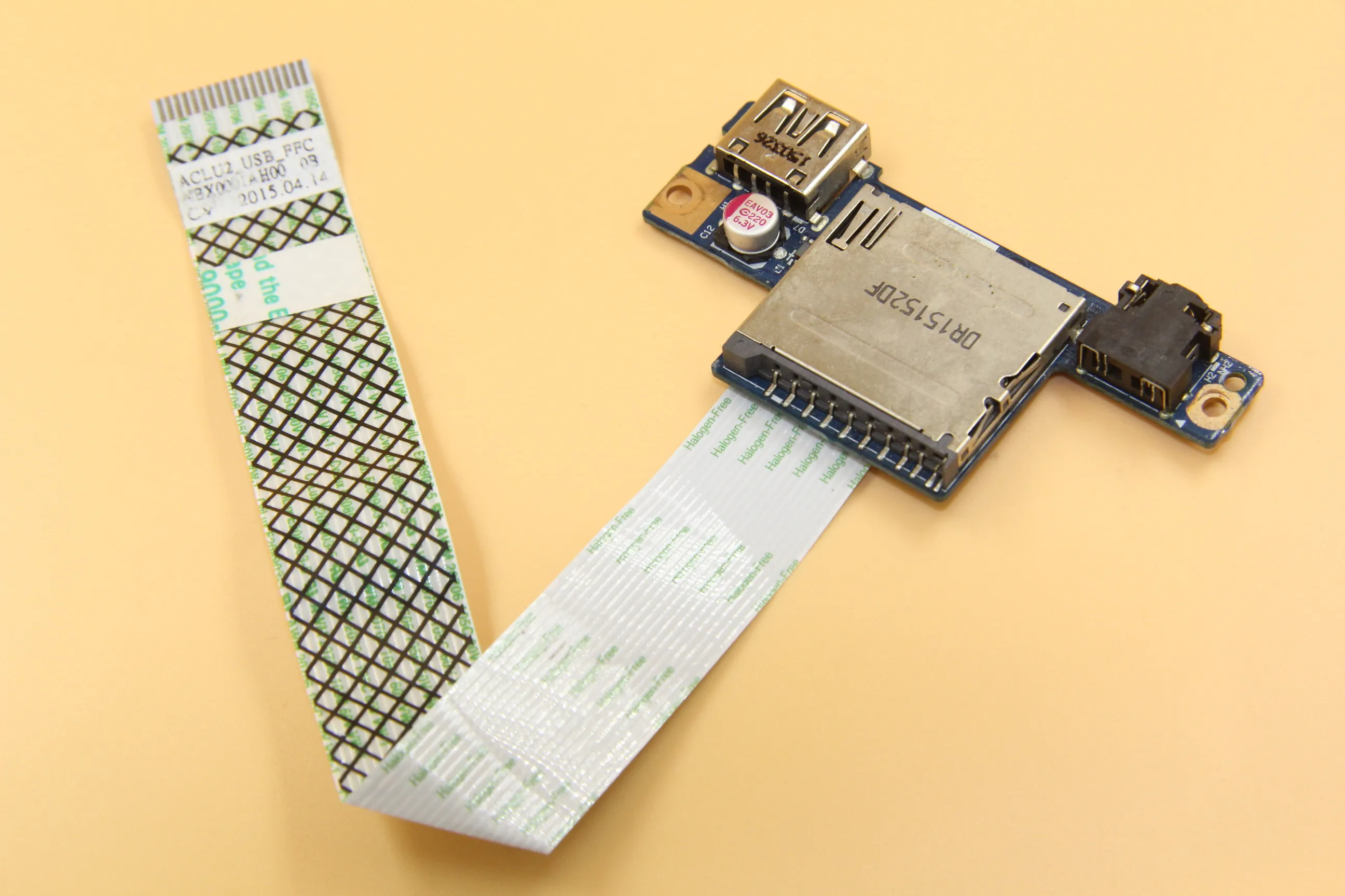 Оригинальный USB аудио SD Card Reader доска с кабелем для LENOVO G50 G50-30 G50-70 G50-80 Z50 Z50-70 NS-A275 |