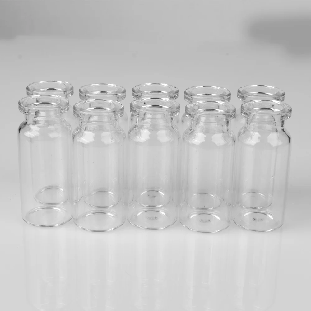 10 шт прозрачный коричневый флакон для инъекций без центральной откидной крышки 2