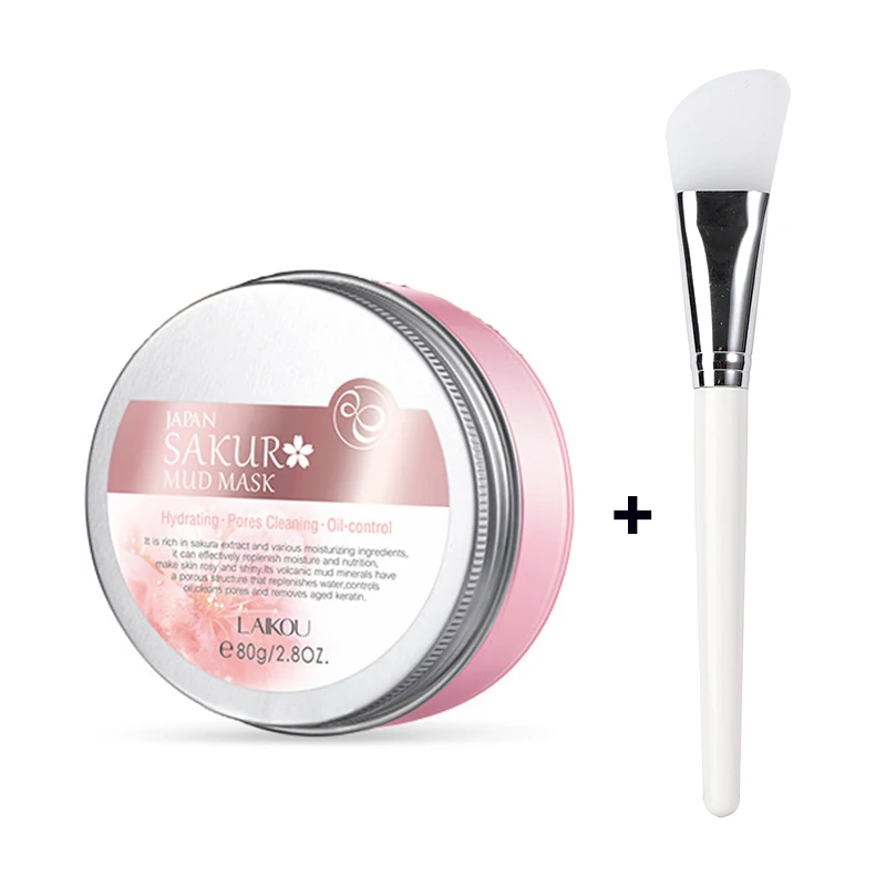 Грязевая маска для лица и тела Pure Body Naturals Sakura Очищающая от акне черных точек