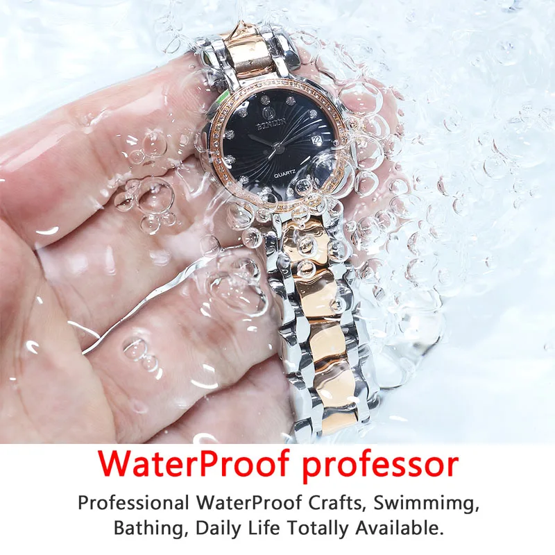 Лидер продаж женские часы BINLUN Роскошные водонепроницаемые с бриллиантовым