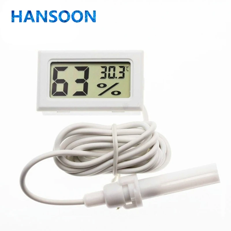 1 шт. Мини цифровой ЖК-дисплей удобный датчик температуры измеритель влажности