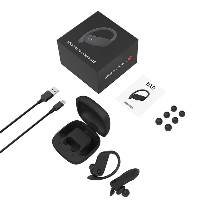 

B10 Earbuds Wireless Charging Voice Control Bluetooth 5.0 Waterproof Earphone For All Phone