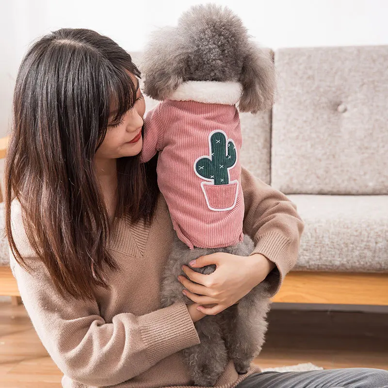 Одежда для собак осенне зимнее пальто куртка маленьких и средних плотная теплая