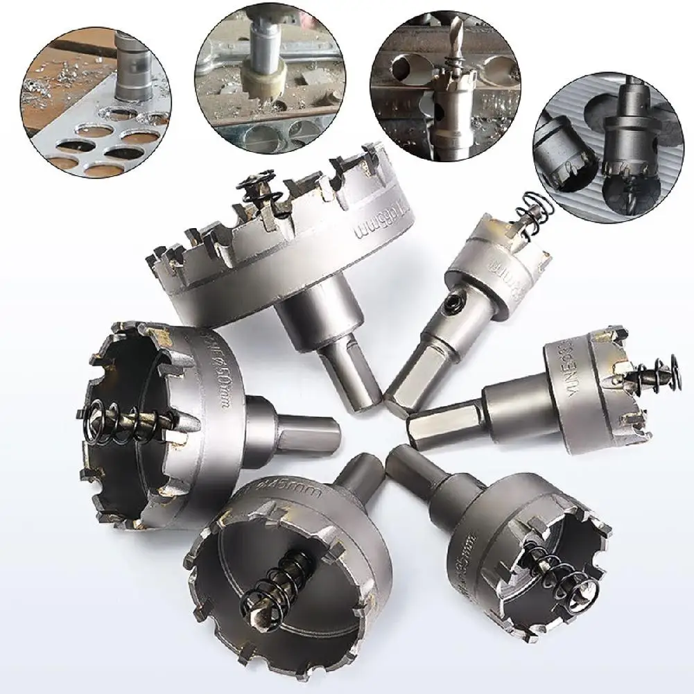 MeterMall HSS Набор отверстий для пилы с твердосплавным наконечником TCT ядро сверло отверстие сплава нержавеющая