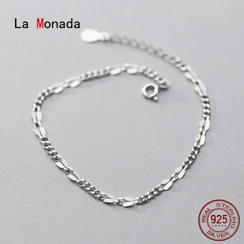 

Женский браслет из серебра 925 пробы, с геометрическим плетением