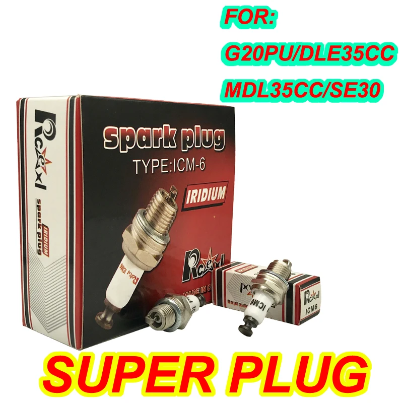 1 шт., автоматическая Свеча зажигания для газового двигателя DLE20/20RA/30/RA/40/55/55RA/60 DLE111 DLA56 DLA32