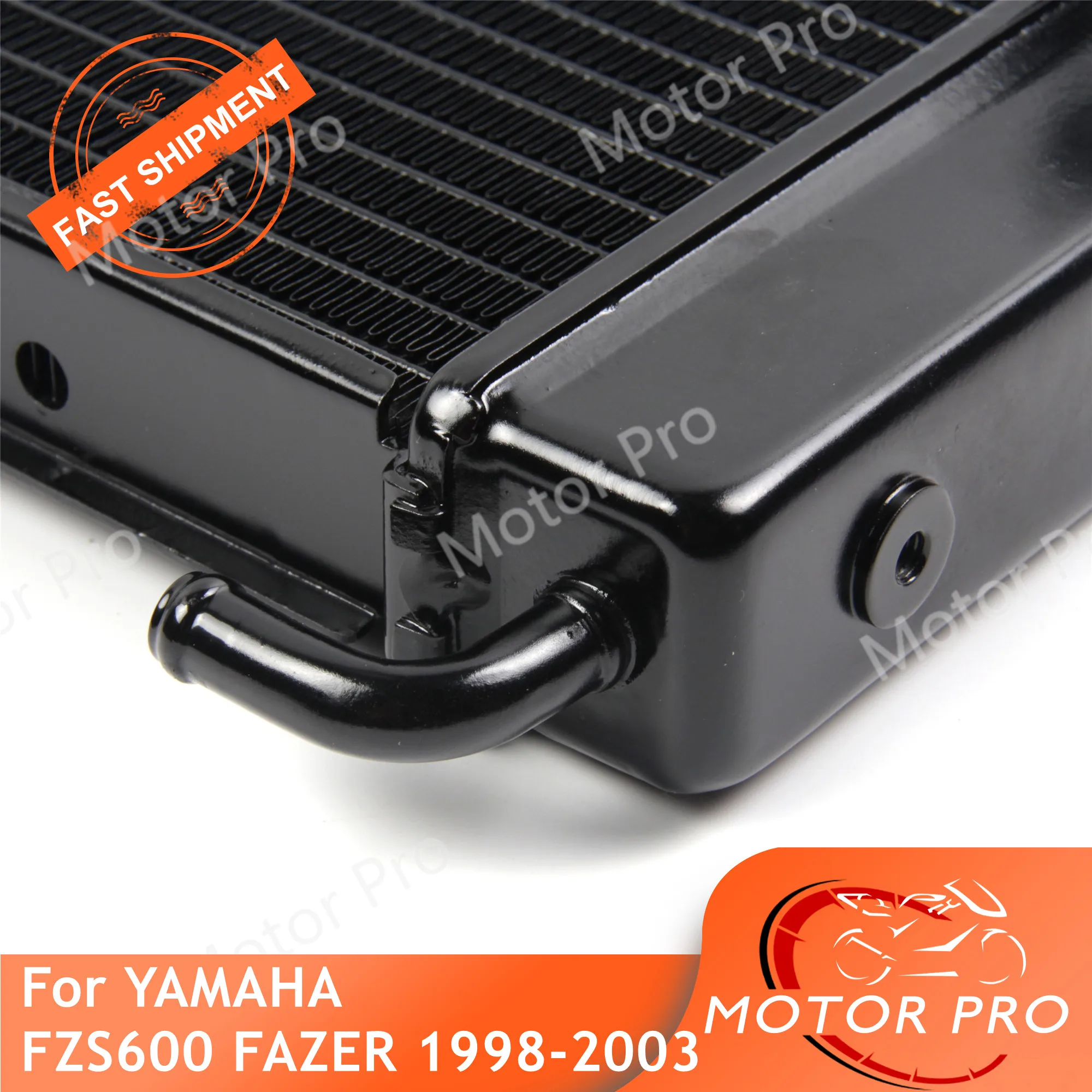 Радиатор для Yamaha FZS 600 Fazer 1998-2003 кулер охлаждения мотоцикла Сменные аксессуары FZS600