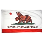 Флаг штата Калифорнии Tinuos 3x5 футов, баннер 100D 150x90 см, полиэстер, латунные люверсы, флаг на заказ