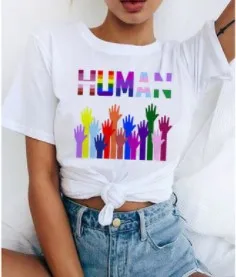 1 шт. Лидер продаж поцелуй кого вы хотите сторонники лесбиянок футболка для