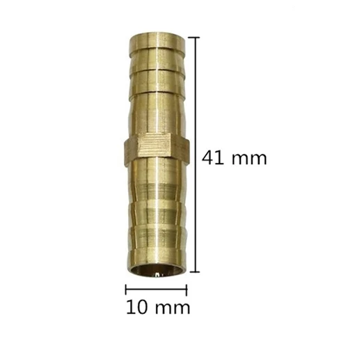 copper Латунный прямой шланг штуцер для труб равный Барб 6 мм 8 мм 10 мм 12 мм медный колючий соединитель Адаптер пневматические фитинги для труб - Цвет: copper