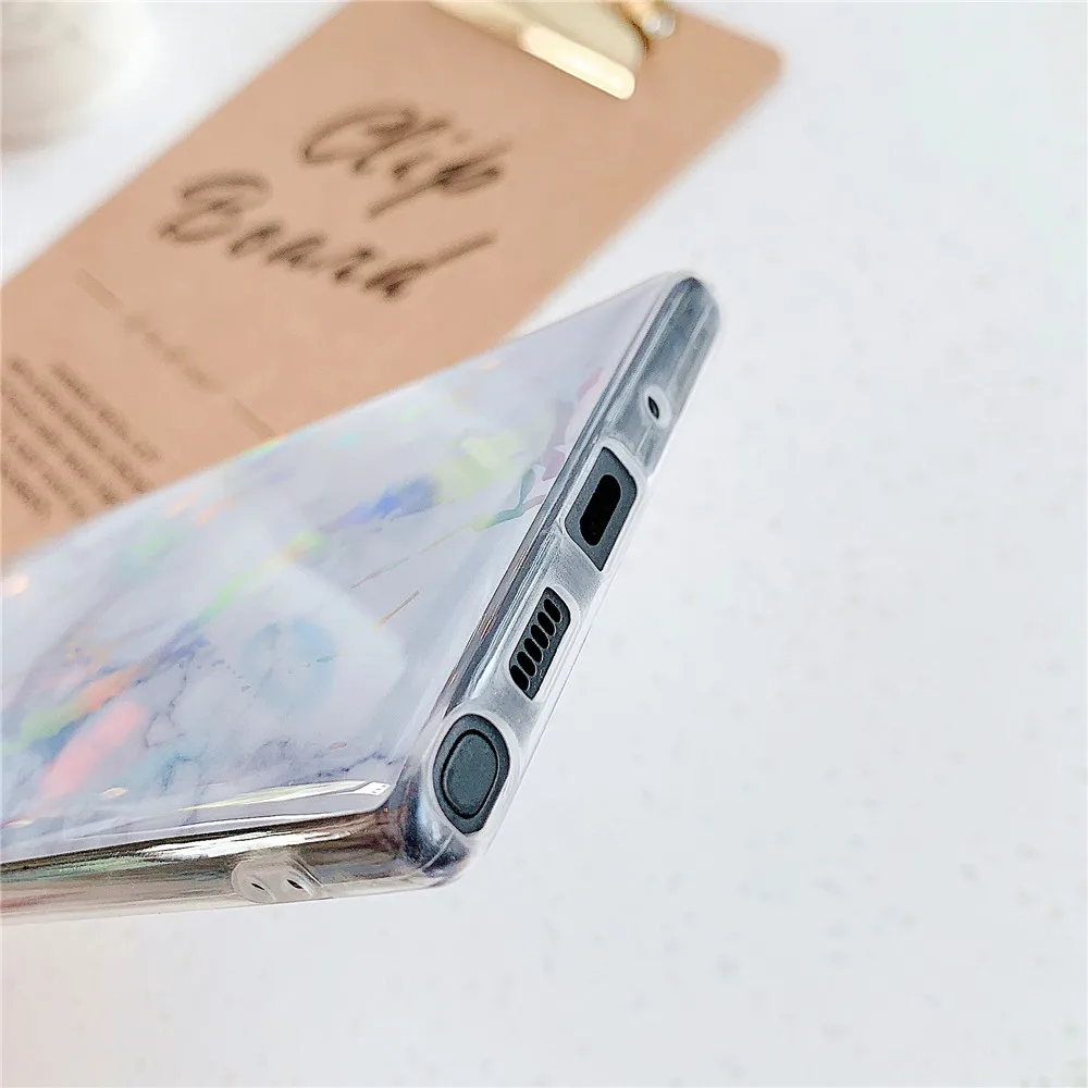 Винтажный мраморный чехол для Samsung Galaxy S10 Plus S10e S8 S9 Note 8 9 мягкий IMD полностью