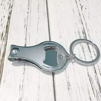 

Black Hippopotamus Animal Portrayal Nail Clipper Ring Key Chain