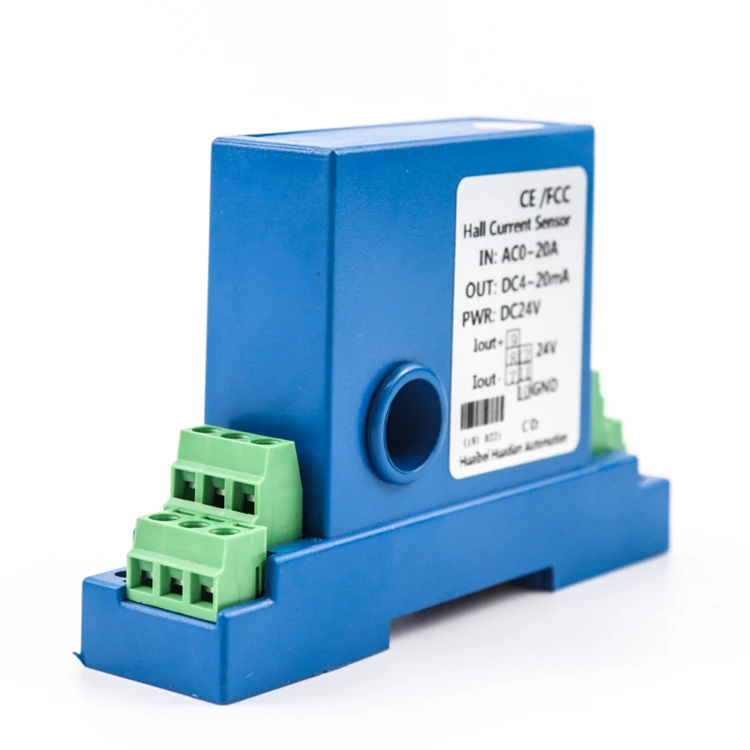 

24v dc ac current transmitter with 5v output transducer 4-20ma sensor