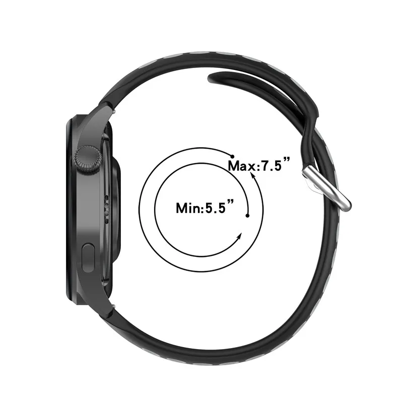 

20mm WatchSrap For Xiaomi MiBro Color / Mibro Air / Haylou LS02 Smart Wristbands For Realme Watch Sport Silicone Watchband Belt