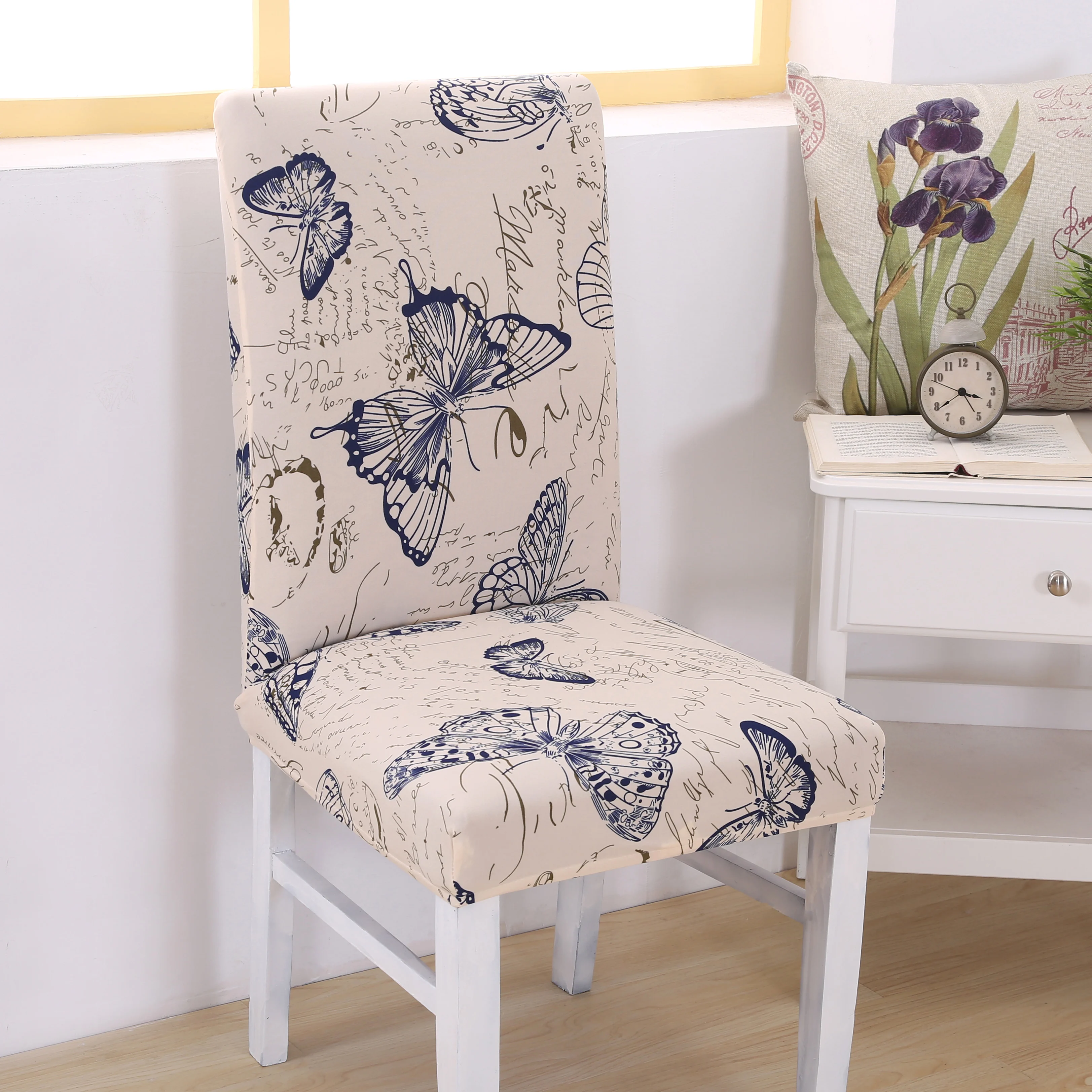 Чехлы для стульев чехлы на кресла стрейч спандекс большое эластичное сиденье