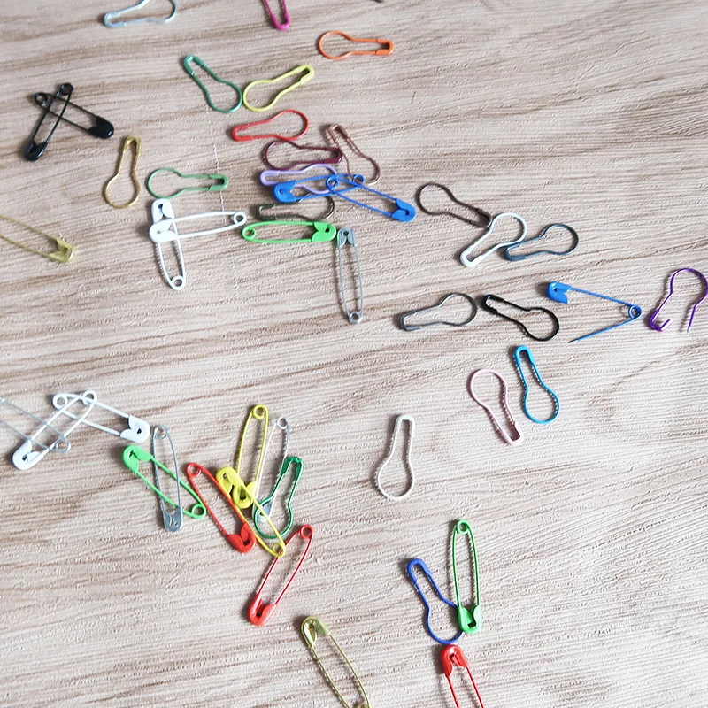 300 шт. Металлические Булавки Калабаш цвета тыквы формы безопасные булавки