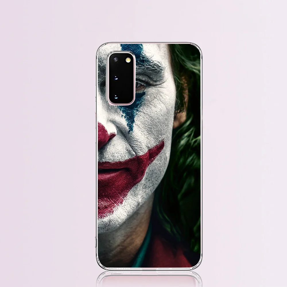 

NBDRUICAI 2019 Joker Joaquin Phoenix movie Soft Silicone TPU Phone Cover for Samsung S9 plus S5 S6 S7 edge S8 S10 plus