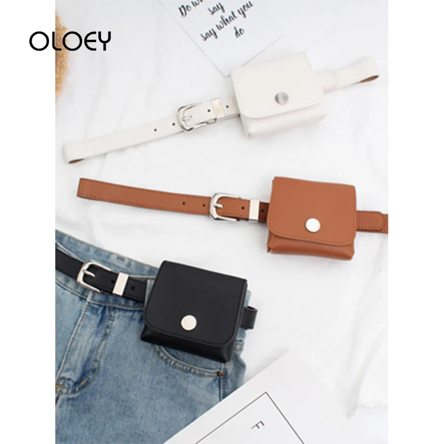 Модная поясная сумка для женщин корейский кошелек из искусственной кожи Дамская