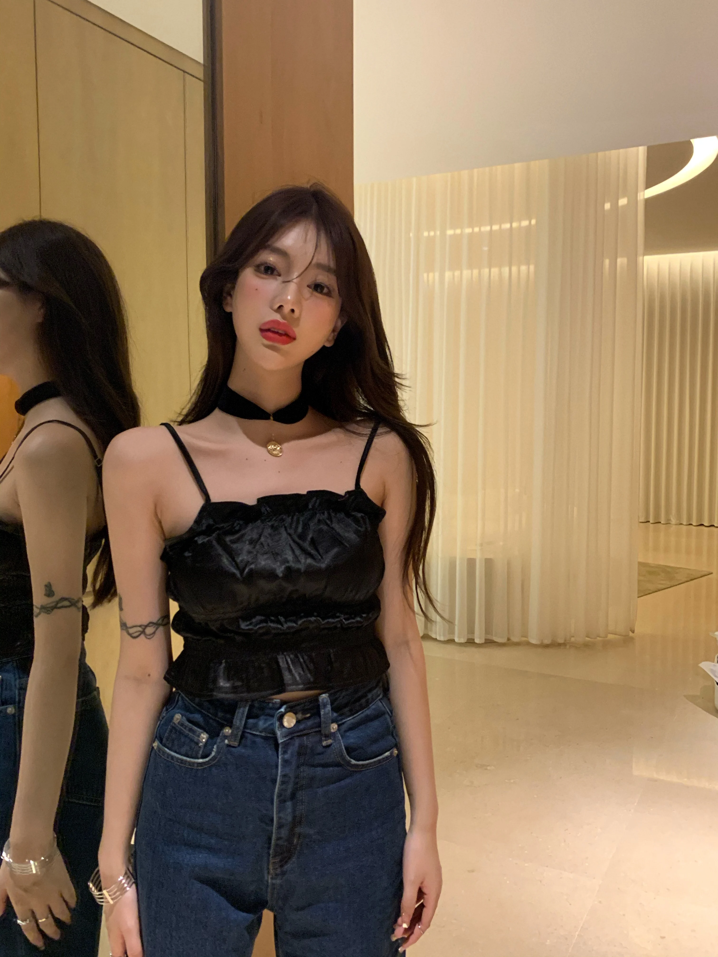 

Cheap wholesale 2021 spring summer new fashion casual lady beautiful nice women Tops woman female OL sexy streetwear Vy322