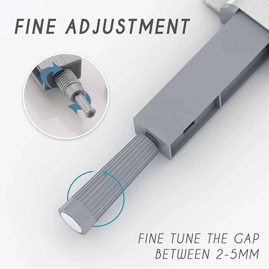 Алюминиевый сплав Открытый шкафчик ловит дверную пробку нажмите чтобы открыть