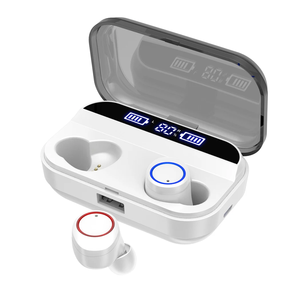 TWS-наушники Bluetooth 5 0 с зарядным чехлом для iPhone Android | Электроника