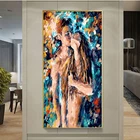 Страстная Сексуальная Картина на холсте, современные абстрактные плакаты с изображением голых женщин и мужчин, настенные художественные картины для гостиной, домашний декор