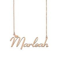 marleah name necklace custom name necklace for women girls best friends birthday wedding christmas mother days gift