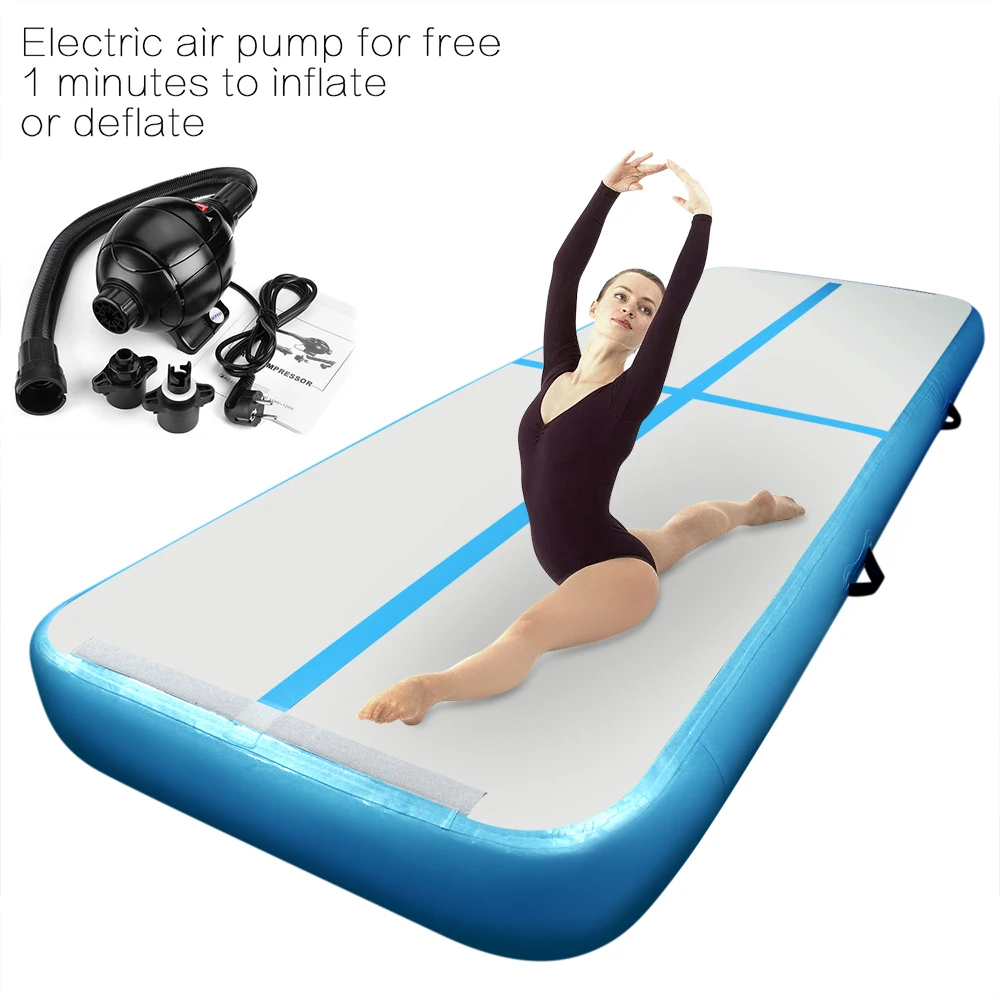 

6/5/4M Inflatable Airtrack 20cm Thickness Training Mat DWF Durable Tumbling Mat Inflatable Gymnastics Air Track Kid Adult