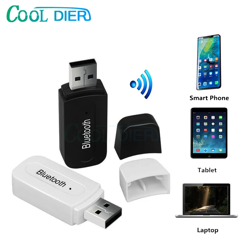 Беспроводной usb-адаптер Bluetooth приемник A2DP ключ стерео музыкальный аудио приемник 3,5 мм разъем для автомобиля AUX Android/IOS мобильный телефон