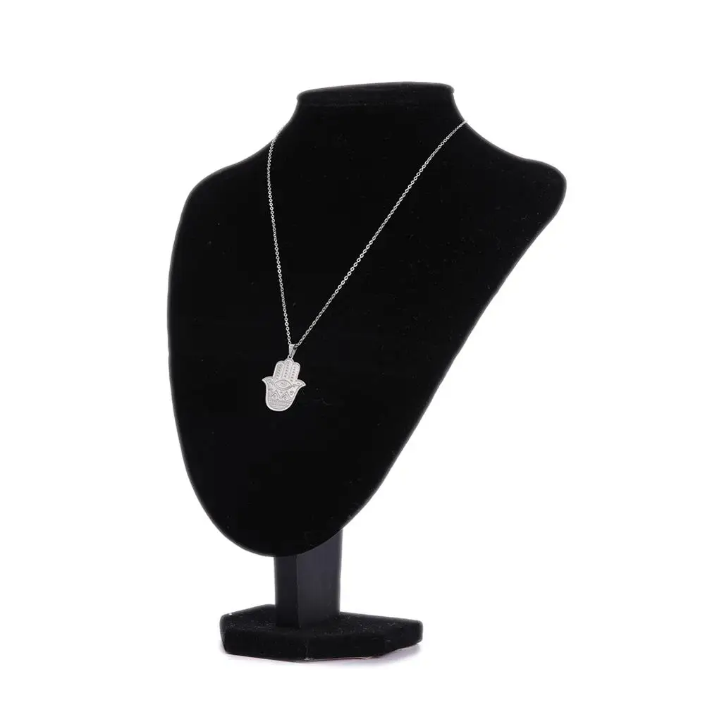 LIKGREAT Fatima ручная подвеска Хамса ожерелье для женщин злые глаза цепь из