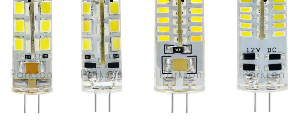 6 шт G4 светодиодный лампы SMD 2835 3014 AC/DC 12V AC 220 В 1 Вт 3 Вт Светодиодная лампа-кукуруза позолоченная люстра лампа светодиодный светильник на замену галогеновым лампам, Bombillas