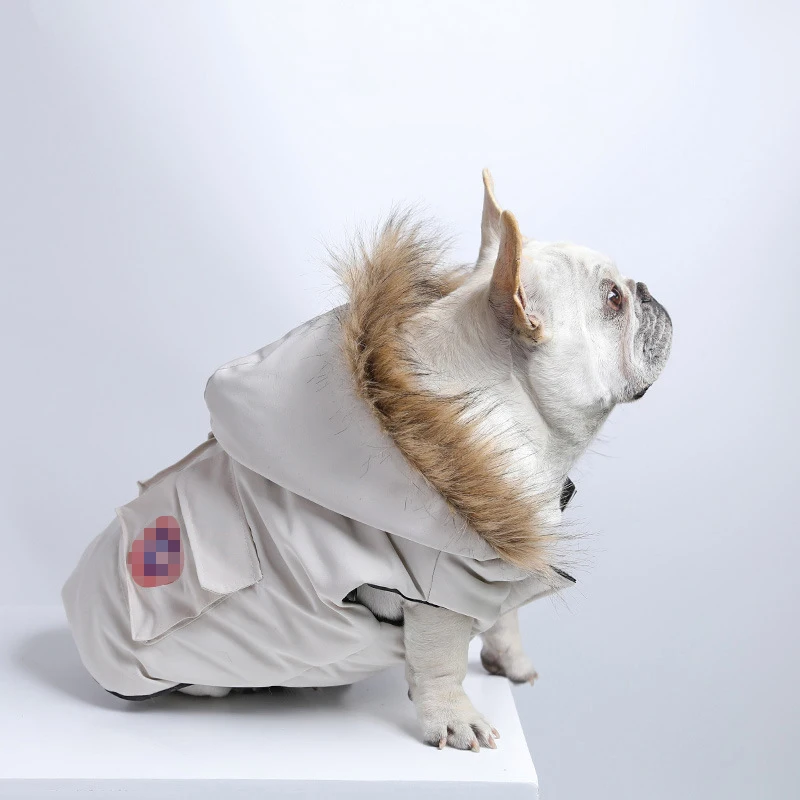 

Winter Puppy Pet Clothing Pet Dog Clothes Super Warm Jacket Thick Cotton Coat Warm Down Jacket Hooded Clothes Lightweight Hooded