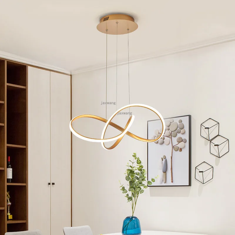 Современные светодиодные подвесные светильники люстры с подвеской в