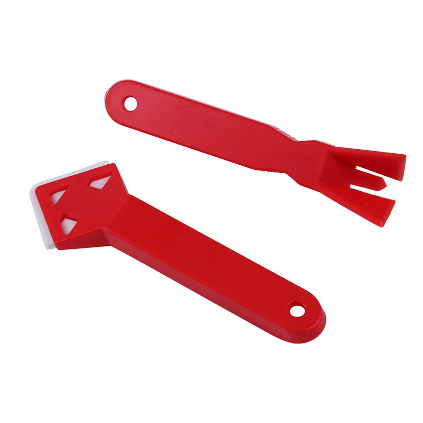 

2PCS/Set Mini Caulk Finisher Smooth Scraper Grout Caulking Tools Floor Cleaner Tile Cleaner Surface Glue Residual Shovel