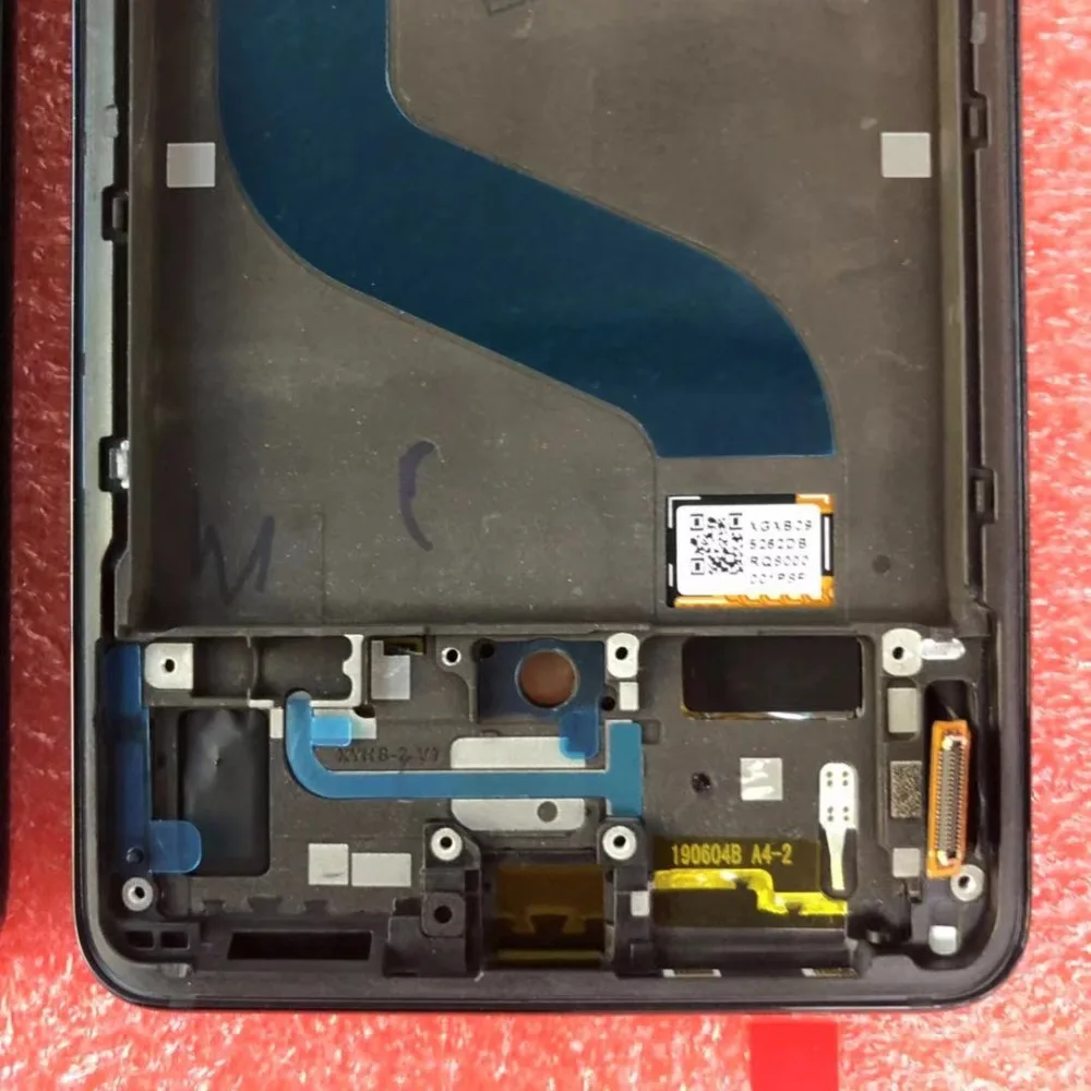 Для 6,3" Xiaomi mi 9T Pro mi 9 T/красный mi K20 K20 Pro AMOLED ЖК-экран рамка+ сенсорная панель Оцифровка