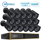 Система видеонаблюдения Movols, 16 каналов, 2 МП, H.265, P2P