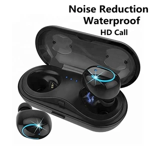 Q18 NEW TWS Bluetooth Earphones Wireless Headphone 9D Stereo Sports Waterproof Earbuds Headsets With